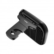 Baseus Foldable Vehicle-mounted Backseat Fan car headrest micro USB windmill Black (CXZD-01)