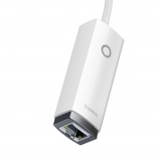 Baseus Lite Series Ethernet Adapter USB-A to RJ45 LAN Port (100Mbps) White