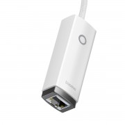 Baseus Lite Series external USB-A network adapter - RJ-45 1Gbps (1000Mbps) white (WKQX000102)