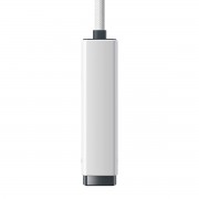 Baseus Lite Series external USB Type C network adapter - RJ-45 1Gbps (1000Mbps) white (WKQX000302)