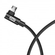 Baseus MVP Double-sided Elbow Type Cable micro USB 1.5A 2M Black (CAMMVP-B01)