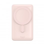 Baseus Magnetic Bracket Power Bank with MagSafe Wireless Charging 10000mAh 20W Overseas Edition Pink (PPCX000204) + USB Type C Baseus Xiaobai Series 60W 0.5m