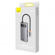 Baseus Metal Gleam Series HUB 4 in 1 USB Type C Docking Station - 3 x USB 3.2 Gen. 1 / RJ45 (WKWG070113)