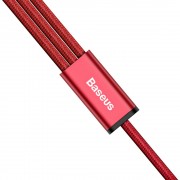 Baseus Rapid USB - micro USB / Lightning / USB-C Cable with Nylon Braid 3A 1,2M red (CAMLT-SU09)