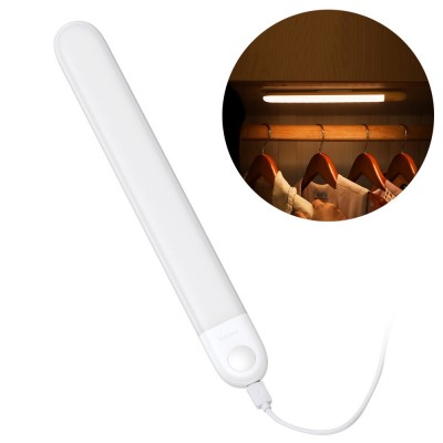 Baseus Sunshine Magnetic lamp natural light LED flashlight + charging cable white (DGSUN-YA02)