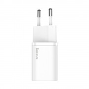 Baseus Super Si 1C fast wall charger USB Type C 30 W Power Delivery Quick Charge white (CCSUP-J02)