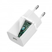 Baseus Super Si 1C fast wall charger USB Type C 30 W Power Delivery Quick Charge white (CCSUP-J02)
