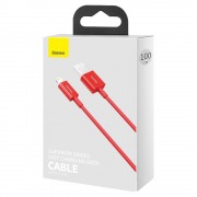 Baseus Superior USB - Lightning fast charging data cable 2,4 A 1 m red (CALYS-A09)