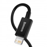 Baseus Superior USB - Lightning fast charging data cable 2,4 A 2 m black (CALYS-C01)