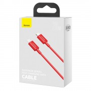 Baseus Superior USB Typ C - Lightning fast charging data cable Power Delivery 20 W 1 m red (CATLYS-A09)