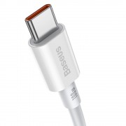 Baseus Superior USB Type C - USB  Type C cable Quick Charge / Power Delivery / FCP 100W 5A 20V 1m white (CATYS-B02)