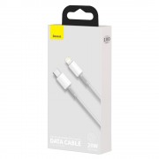 Baseus USB Type C cable - Lightning Fast Charging Power Delivery 20 W 1 m white (CATLGD-02)
