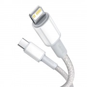 Baseus USB Type C cable - Lightning Fast Charging Power Delivery 20 W 1 m white (CATLGD-02)