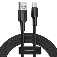 Baseus USB - USB Type C cable VOOC Quick Charge 3.0 5 A 2 m black (CATSW-G01)