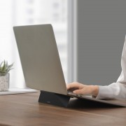 Baseus Ultra Thin folding Laptop (11,6' - 16' screen size) Stand Dark grey (SUZB-0G)