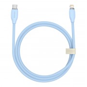 Baseus cable, USB Type C - Lightning 20W cable, 1.2 m long Jelly Liquid Silica Gel - blue