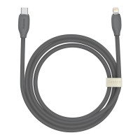 Baseus cable, USB Type C - Lightning 20W cable, length 2 m Jelly Liquid Silica Gel - black