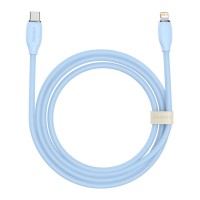 Baseus cable, USB Type C - Lightning 20W cable, length 2 m Jelly Liquid Silica Gel - blue