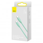 Baseus cable, USB Type C - Lightning 20W cable, length 2 m Jelly Liquid Silica Gel - green