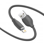 Baseus cable, USB cable - Lightning 2.4A length 1.2 m Jelly Liquid Silica Gel - black