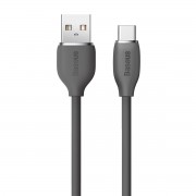 Baseus cable, USB cable - USB Type C 100W length 2 m Jelly Liquid Silica Gel gray (CAGD010101)