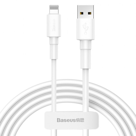 Baseus durable USB cable / Lightning 2.4A 1m white (CALSW-02)