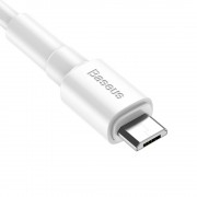 Baseus durable USB cable / micro USB 2.4A 1m white (CAMSW-02)