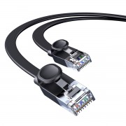 Baseus high Speed Six types of RJ45 Gigabit network cable (flat cable)2m Black
