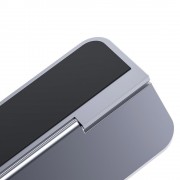Baseus self-adhesive aluminum laptop stand slim and thin dark gay (SUZC-0G)