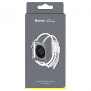 Baseus strap band bracelet for Apple Watch 38 mm / 40 mm white (lbapwa4-a24)