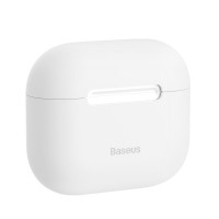 Baseus super thin silicone case for Apple Airpods 3 white (WIAPPOD-CBZ02)