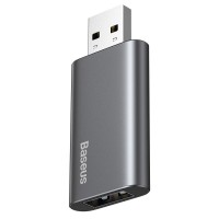 Baseus travel memory stick pendrive 64 GB with charging USB port gray (ACUP-C0A)