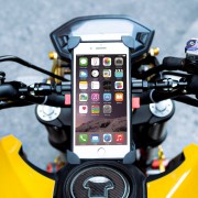 Bicycle motorcycle handlebar phone 360 holder black