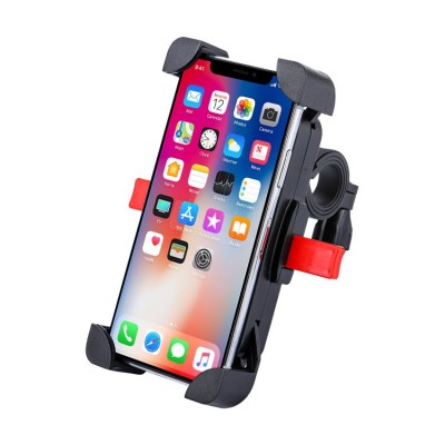 Bicycle motorcycle handlebar phone 360 holder black