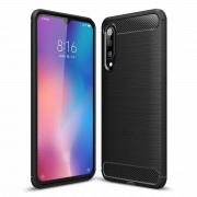  Carbon Back Cover Σιλικόνης Μαύρο (Xiaomi Mi 9 SE)