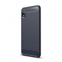Brushed Carbon Back Cover Μπλε (Xiaomi Redmi 7A)