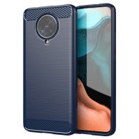 Carbon Back Cover Μπλε (Poco F2 Pro)