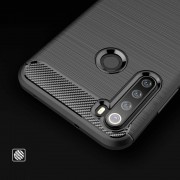  Carbon Brushed Back Cover Μπλε (Redmi Note 8)