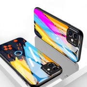 Color Glass Case Durable Cover with Tempered Glass Back and camera cover Xiaomi Redmi Note 9 Pro / Redmi Note 9S pattern 4