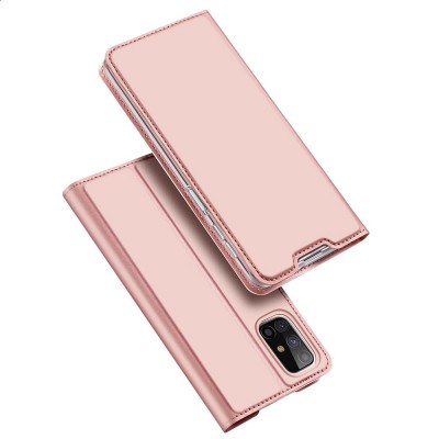 DUX DUCIS Skin Pro Bookcase type case for Samsung Galaxy M31s pink