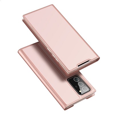 DUX DUCIS Skin Pro Bookcase type case for Samsung Galaxy Note 20 Ultra pink