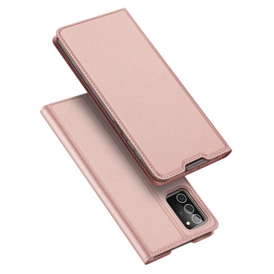 DUX DUCIS Skin Pro Bookcase type case for Samsung Galaxy Note 20 pink