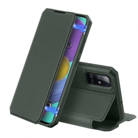 DUX DUCIS Skin X Bookcase type case for Samsung Galaxy A51 green