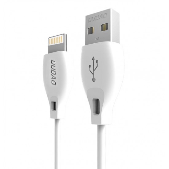Dudao cable USB / Lightning 2.1A cable 2m white (L4L 2m white)
