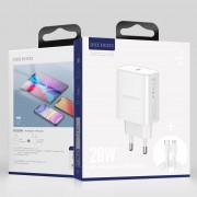 Dux Ducis C60 fast wall charger USB Type C Power Delivery 20W + cable USB Type C - Lightning 1m white
