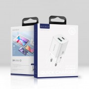 Dux Ducis C80 PPS quick charger Super Si Power Delivery 30W + Quick Charge 18W USB / USB Type C white