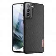 Dux Ducis Fino case covered with nylon material for Samsung Galaxy S21 FE black