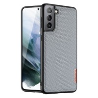 Dux Ducis Fino case covered with nylon material for Samsung Galaxy S21 FE gray