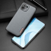 Dux Ducis Fino case covered with nylon material for Xiaomi Mi 11 Lite 5G blue