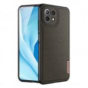 Dux Ducis Fino case covered with nylon material for Xiaomi Mi 11 Lite 5G green